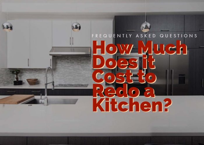 How Much Does It Cost To Redo A Kitchen